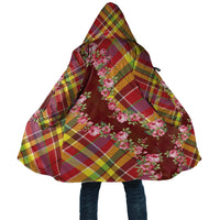 Happy Jounen Kweyol Cloak Madras Pattern Roses Stylized