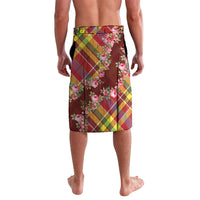 Happy Jounen Kweyol Lavalava Madras Pattern Roses Stylized