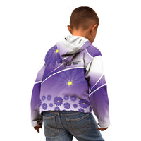 Personalised Saint Lucia La Magewit Kid Hoodie La Marguerite Flower