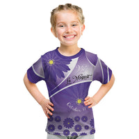 Personalised Saint Lucia La Magewit Kid T Shirt La Marguerite Flower