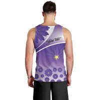 Personalised Saint Lucia La Magewit Men Tank Top La Marguerite Flower