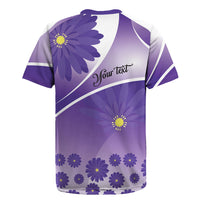 Personalised Saint Lucia La Magewit Rugby Jersey La Marguerite Flower
