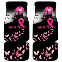 At Halloween We Think Pink Car Mats Pink Ribbon Butterflies - Wonder Print Shop