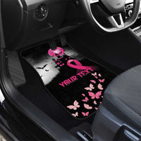 At Halloween We Think Pink Car Mats Pink Ribbon Butterflies - Wonder Print Shop