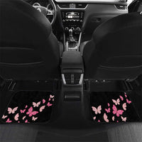 At Halloween We Think Pink Car Mats Pink Ribbon Butterflies - Wonder Print Shop