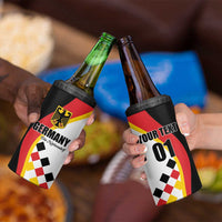 Custom Germany Football 4 in 1 Can Cooler Tumbler Auf gehts Deutschland Girls - Wonder Print Shop