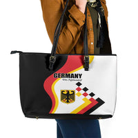 Germany Football Leather Tote Bag Auf gehts Deutschland Girls - Wonder Print Shop