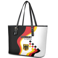 Germany Football Leather Tote Bag Auf gehts Deutschland Girls - Wonder Print Shop