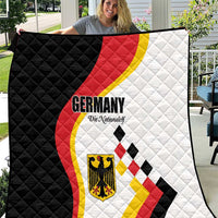 Germany Football Quilt Auf gehts Deutschland Girls - Wonder Print Shop