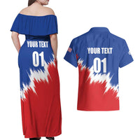 Custom USA Soccer Couples Matching Off Shoulder Maxi Dress and Hawaiian Shirt Always Possible Todo Es Posible - Wonder Print Shop