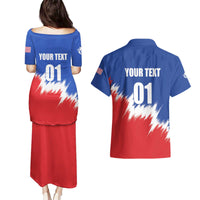 Custom USA Soccer Couples Matching Puletasi and Hawaiian Shirt Always Possible Todo Es Posible - Wonder Print Shop