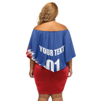 Custom USA Soccer Family Matching Off Shoulder Short Dress and Hawaiian Shirt Always Possible Todo Es Posible - Wonder Print Shop