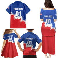 Custom USA Soccer Family Matching Puletasi and Hawaiian Shirt Always Possible Todo Es Posible - Wonder Print Shop