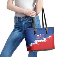 USA Soccer Leather Tote Bag Always Possible Todo Es Posible - Wonder Print Shop