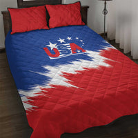 USA Soccer Quilt Bed Set Always Possible Todo Es Posible - Wonder Print Shop