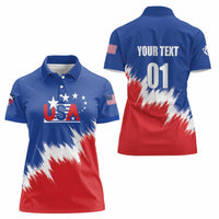 Custom USA Soccer Women Polo Shirt Always Possible Todo Es Posible - Wonder Print Shop