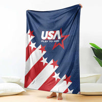 USA Soccer Blanket Play To Win