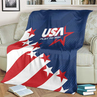 USA Soccer Blanket Play To Win