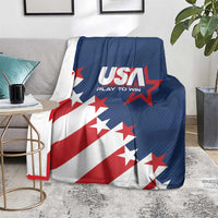USA Soccer Blanket Play To Win
