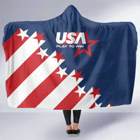 USA Soccer Hooded Blanket Play To Win