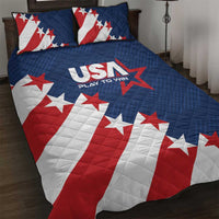 USA Soccer Quilt Bed Set Play To Win - Wonder Print Shop