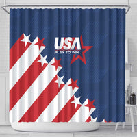 USA Soccer Shower Curtain Play To Win