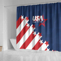 USA Soccer Shower Curtain Play To Win