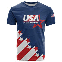 Custom USA Soccer T Shirt Play To Win - Wonder Print Shop