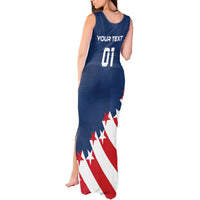 Custom USA Soccer Tank Maxi Dress Play To Win - Wonder Print Shop