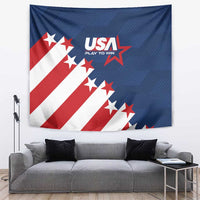 USA Soccer Tapestry Play To Win - Wonder Print Shop