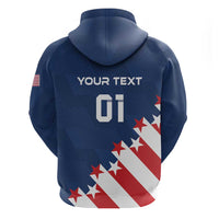 Custom USA Soccer Zip Hoodie Play To Win - Wonder Print Shop