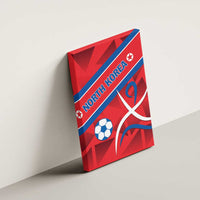 North Korea Football Canvas Wall Art Go Champion - Wonder Print Shop