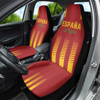 Spain Football Car Seat Cover Go La Rojita - Wonder Print Shop
