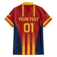 Custom Spain Football Family Matching Off Shoulder Maxi Dress and Hawaiian Shirt Go La Rojita - Wonder Print Shop