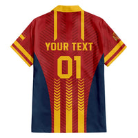 Custom Spain Football Hawaiian Shirt Go La Rojita - Wonder Print Shop