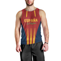 Custom Spain Football Men Tank Top Go La Rojita - Wonder Print Shop