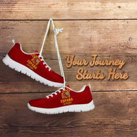 Custom Spain Football Sneakers Go La Rojita - Wonder Print Shop