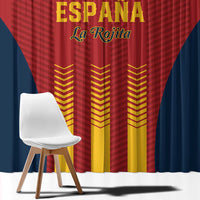 Spain Football Window Curtain Go La Rojita - Wonder Print Shop