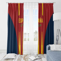 Spain Football Window Curtain Go La Rojita - Wonder Print Shop