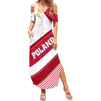 Poland Independence Day Family Matching Summer Maxi Dress and Hawaiian Shirt Polska White Eagle Polish Floral Pattern - Wonder Print Shop