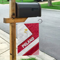 Poland Independence Day Garden Flag Polska White Eagle Polish Floral Pattern - Wonder Print Shop