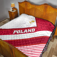 Poland Independence Day Quilt Polska White Eagle Polish Floral Pattern - Wonder Print Shop