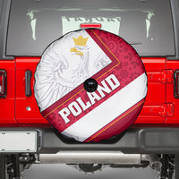 Poland Independence Day Spare Tire Cover Polska White Eagle Polish Floral Pattern - Wonder Print Shop