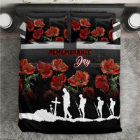 Remembrance Day Bedding Set Lest We Forget Poppy Flower - Wonder Print Shop