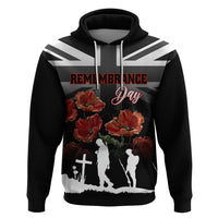 Remembrance Day Hoodie Lest We Forget Poppy Flower - Wonder Print Shop