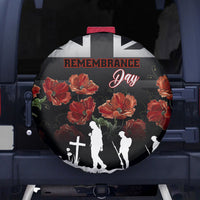 Remembrance Day Spare Tire Cover Lest We Forget Poppy Flower - Wonder Print Shop