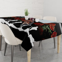 Remembrance Day Tablecloth Lest We Forget Poppy Flower - Wonder Print Shop