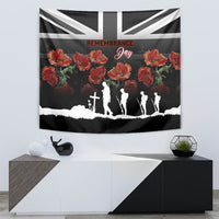 Remembrance Day Tapestry Lest We Forget Poppy Flower - Wonder Print Shop