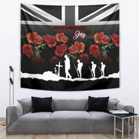 Remembrance Day Tapestry Lest We Forget Poppy Flower - Wonder Print Shop