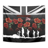Remembrance Day Tapestry Lest We Forget Poppy Flower - Wonder Print Shop